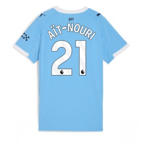 Manchester City Rayan Ait-Nouri #21 Hjemme skjorte til dame 2025-26 Kortermet